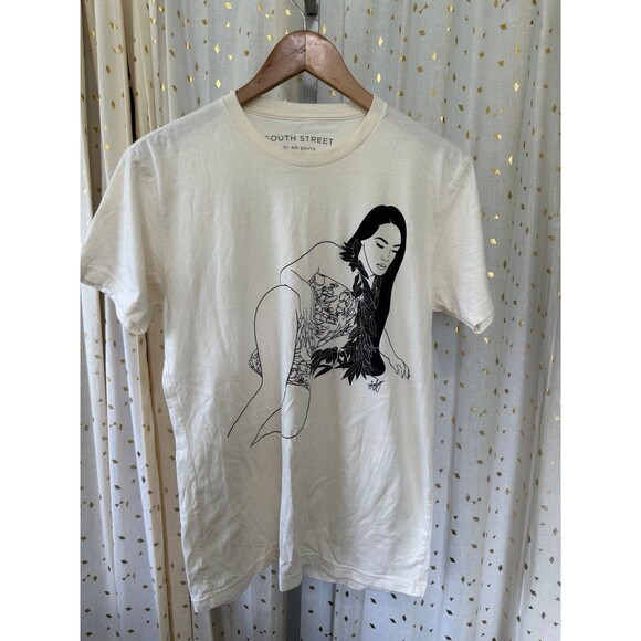 South Street By Ari South Hawaiian Wahine Lei Maile T-Shirt M - Picture 2 of 5